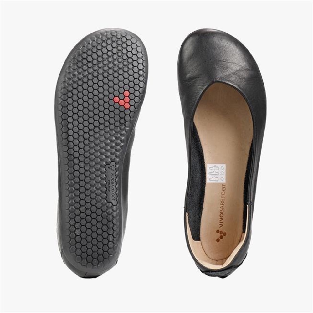 Vivobarefoot Jing Jing ll Leather Flats